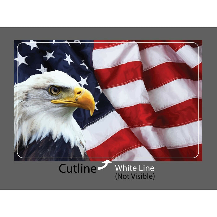 Bald Eagle Sticker America