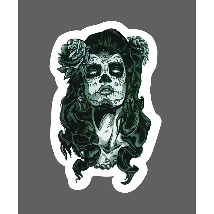 Pretty Woman Sticker Skull Paint