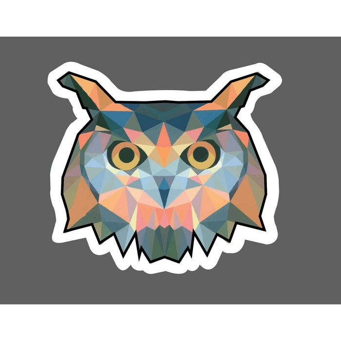 Owl Sticker Geometric