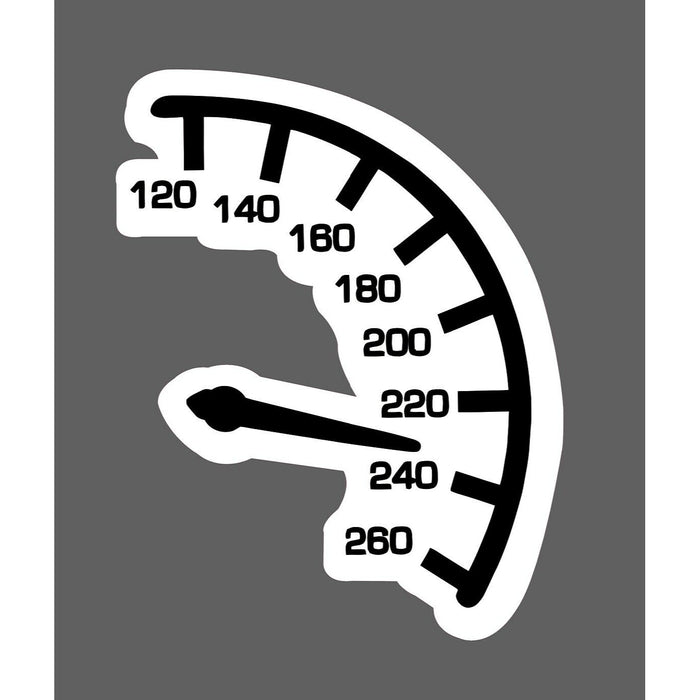 Speedometer Sticker Race Speed