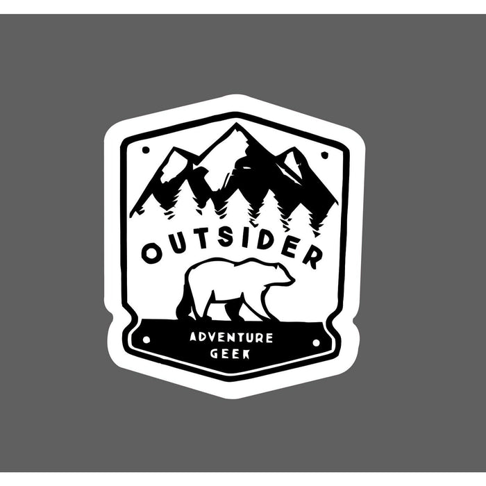 Outsider Adventure Geek Sticker