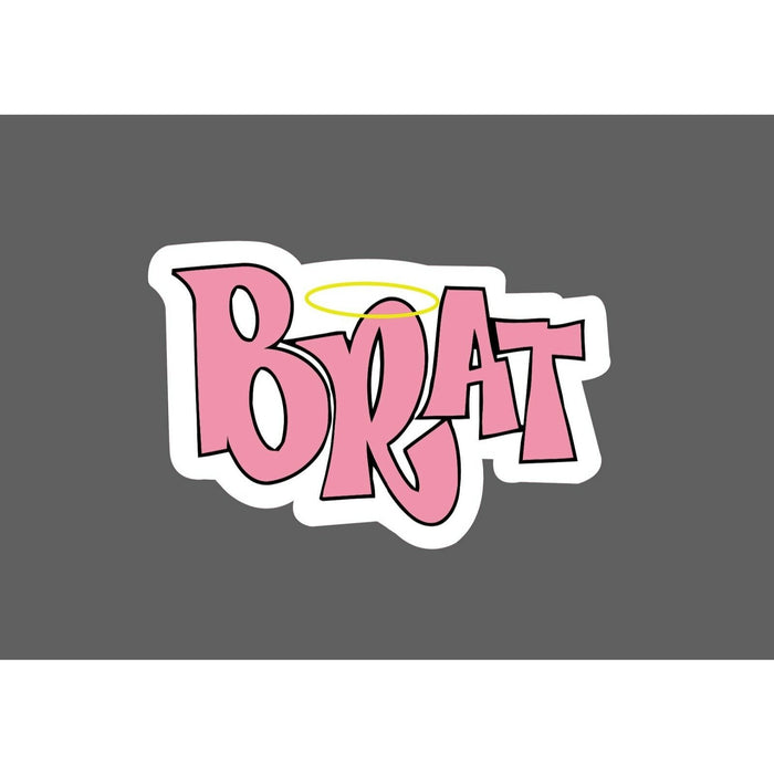 Brat Sticker Princess Pink