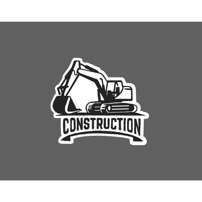 Construction Sticker Excavator