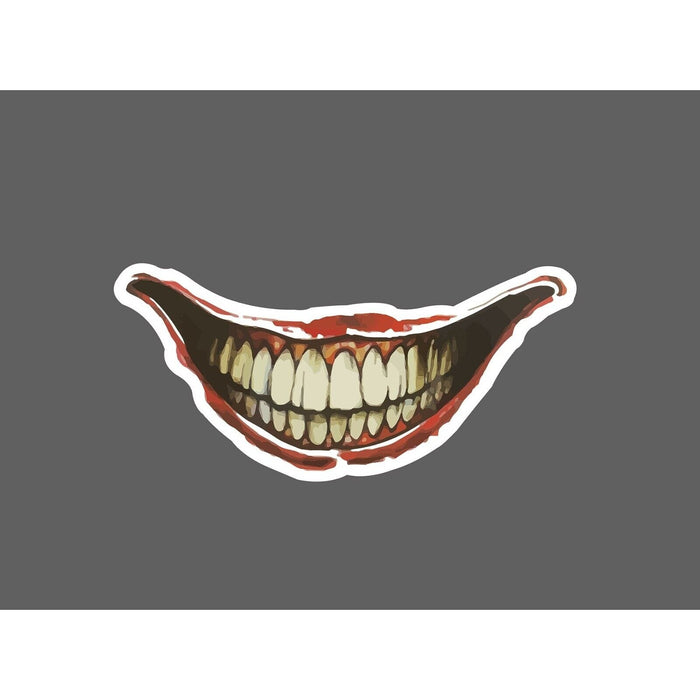 Clown Smile Sticker Horror