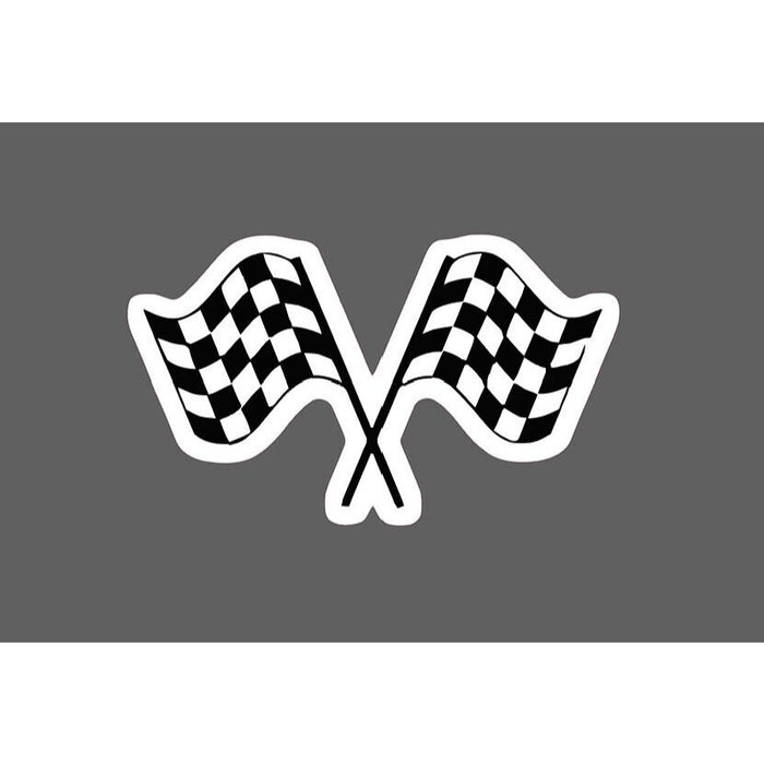 Checkered Flags Sticker Racing