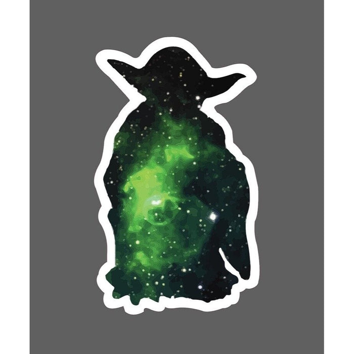 Yoda Sticker Galaxy Universe