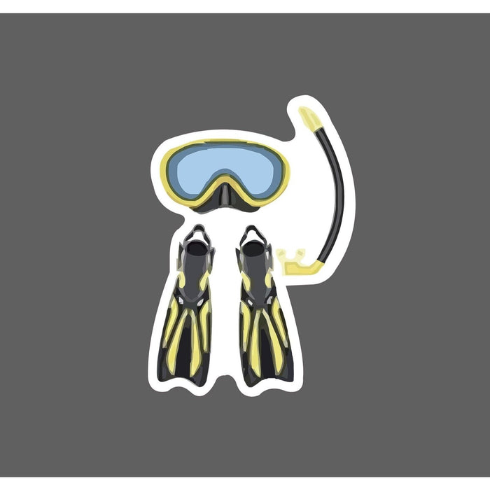 Snorkel Gear Sticker Diving