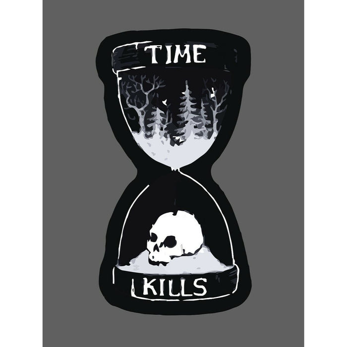 Time Kills Sticker Hourglass Sand