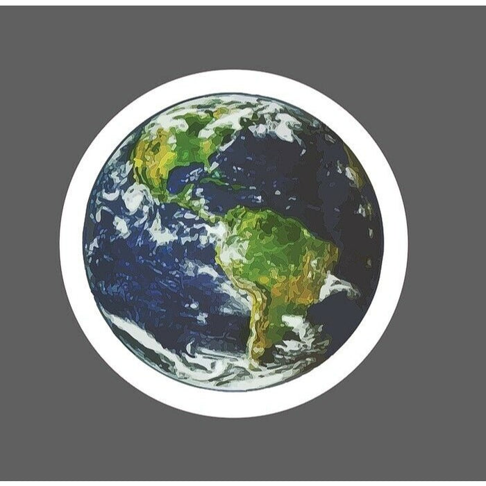 Earth Sticker Space View