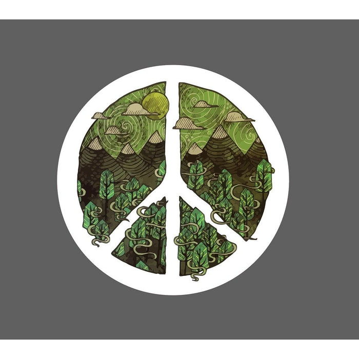 Peace Sign Sticker Nature Earth