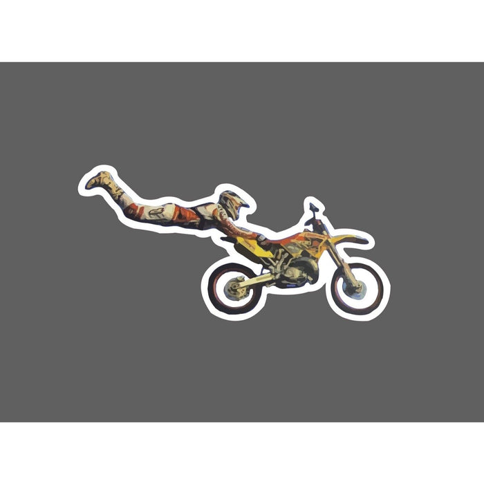 Dirt Bike Sticker Superman