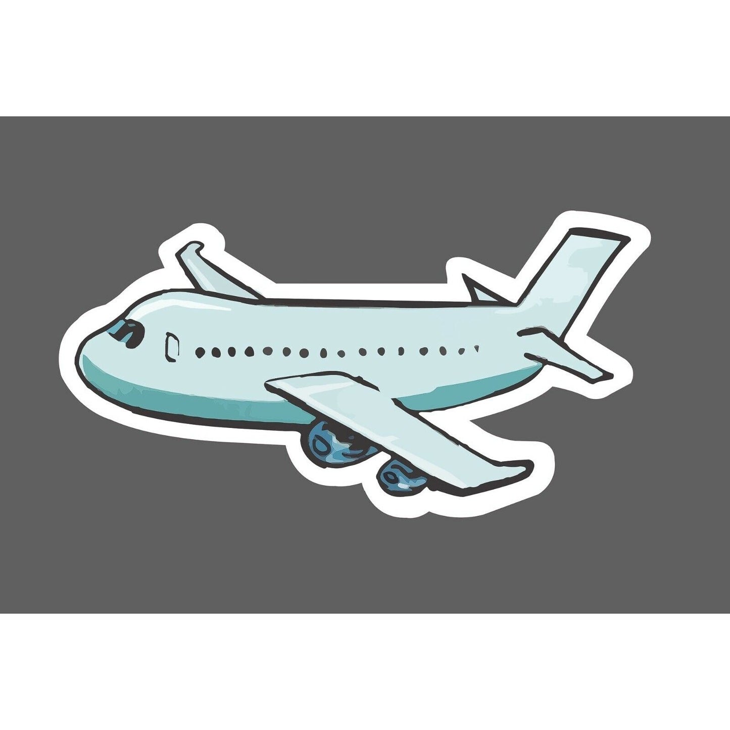 Airplane Sticker Flight Travel – StickerDynasty