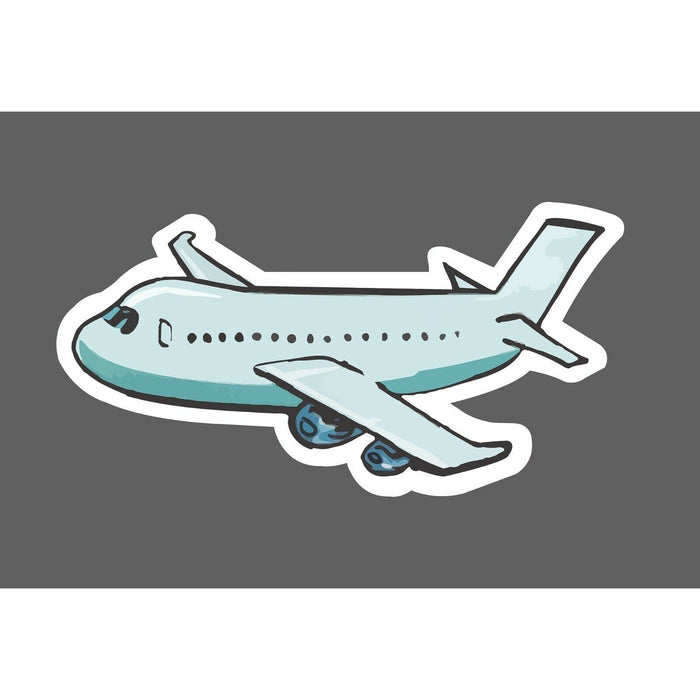 Airplane Sticker Flight Travel