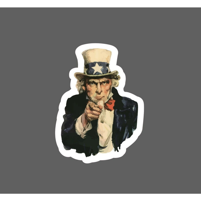 Uncle Sam Sticker USA Top Hat