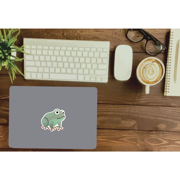 Frog Sticker Cartoon Cute