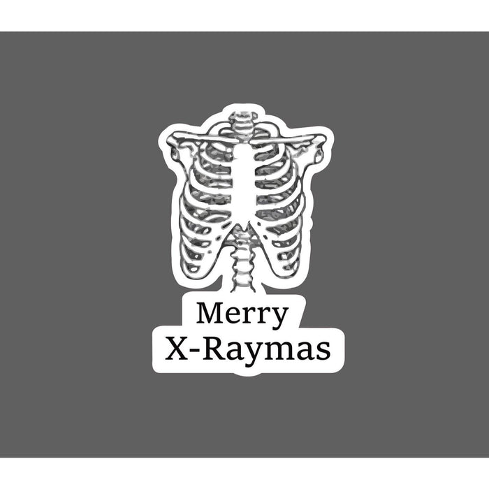 Merry X-Raymas Sticker Medical