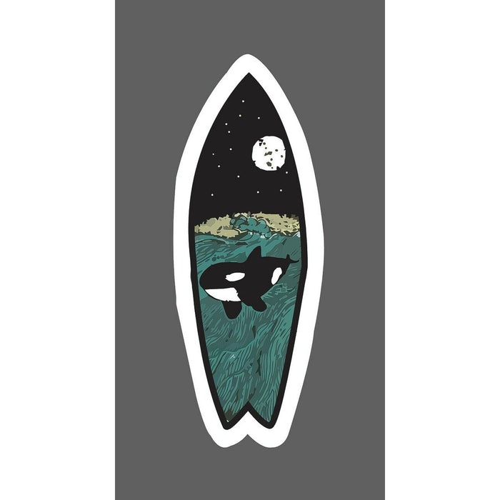 Orca Sticker Whale Surfboard