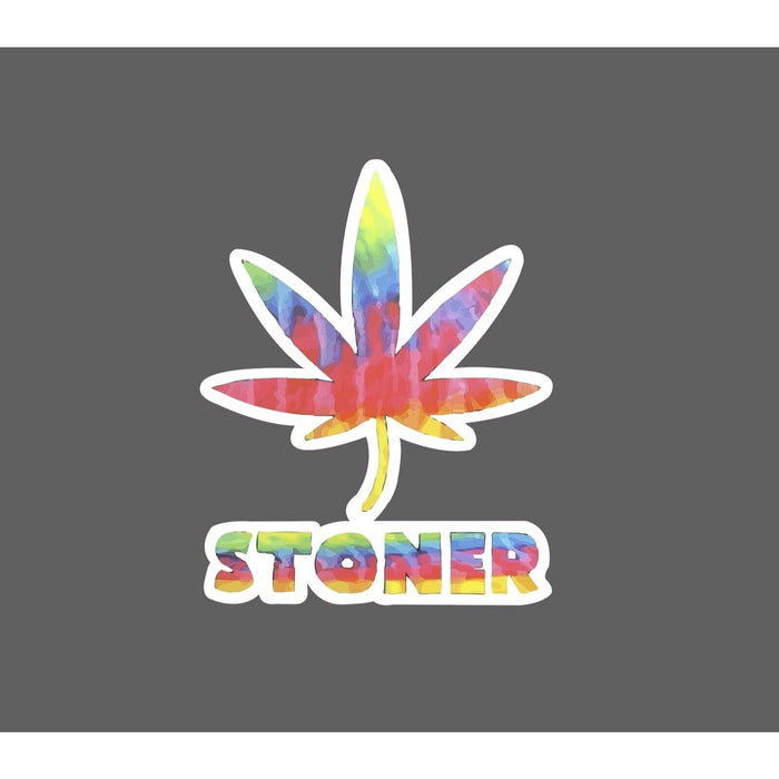 Stoner Sticker Weed Tie Dye