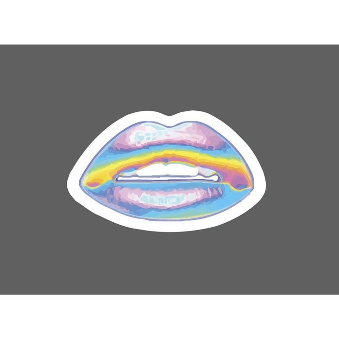 Lips Sticker Rainbow Infared