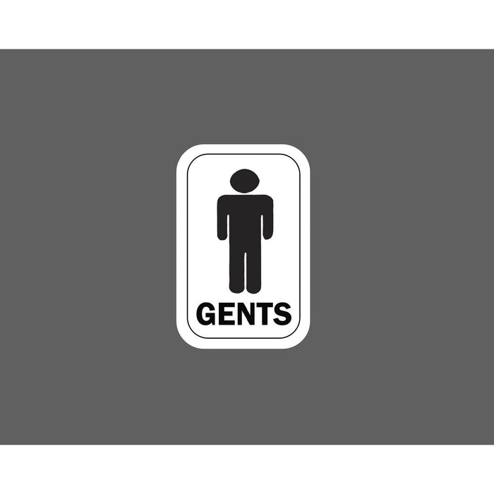 Gents Sticker Sign Men