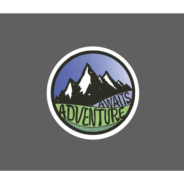 Adventure Awaits Sticker Travel