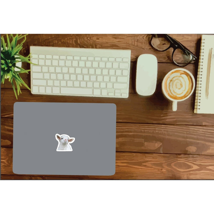 Baby Goat Sticker Smile Cute