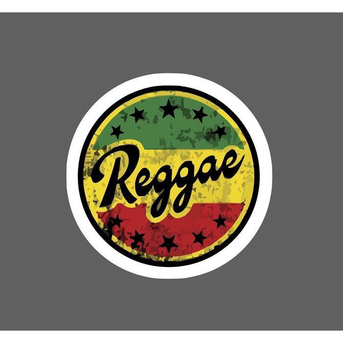 Reggae Sticker Jamaica Retro