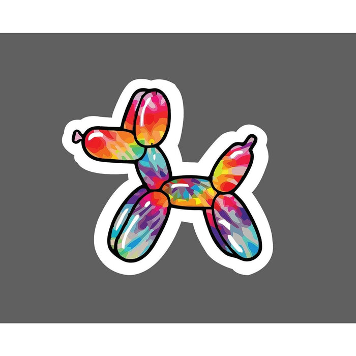 Balloon Dog Sticker Tie Dye