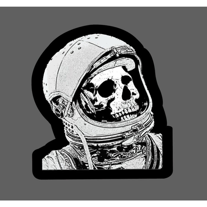Skull Astronaut Sticker Space