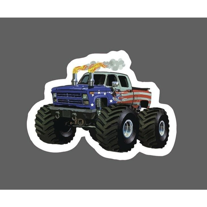 Monster Truck Sticker USA