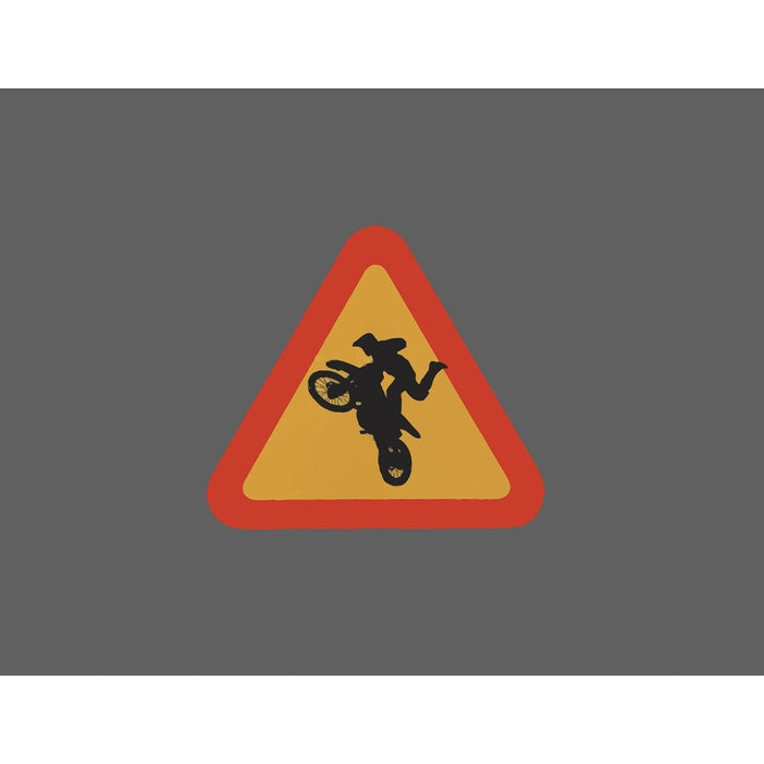 Dirt Bike Sticker Sign