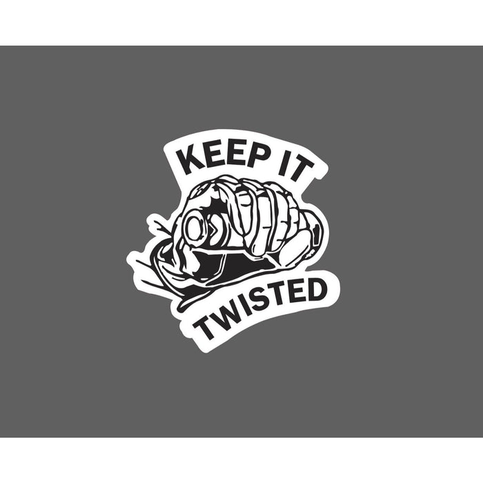 Keep It Twisted Sticker Moto