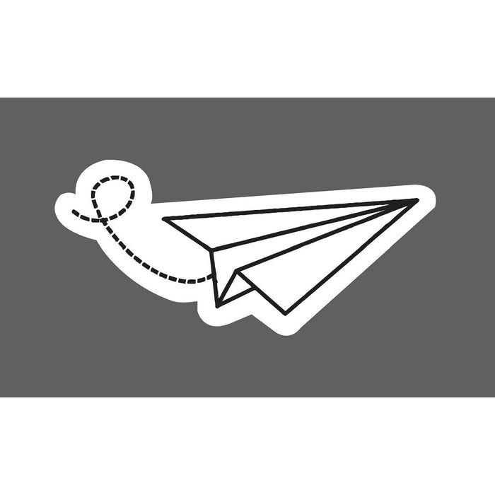 Paper Airplane Sticker Flight