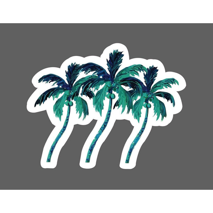 Palm Trees Sticker Blue Tropical