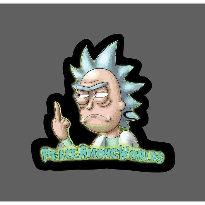 Rick and Morty Sticker Peace Among Worlds