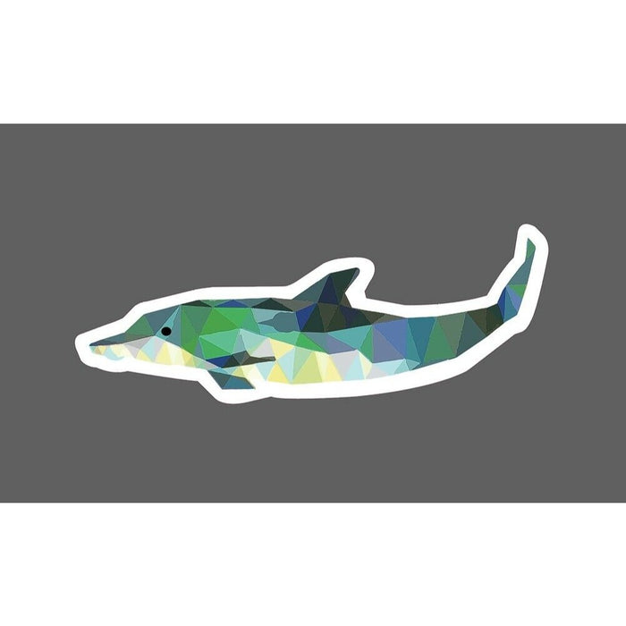 Dolphin Sticker Geometric