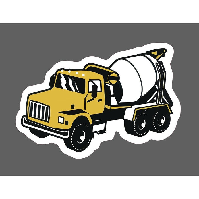 Cement Truck Sticker Construction