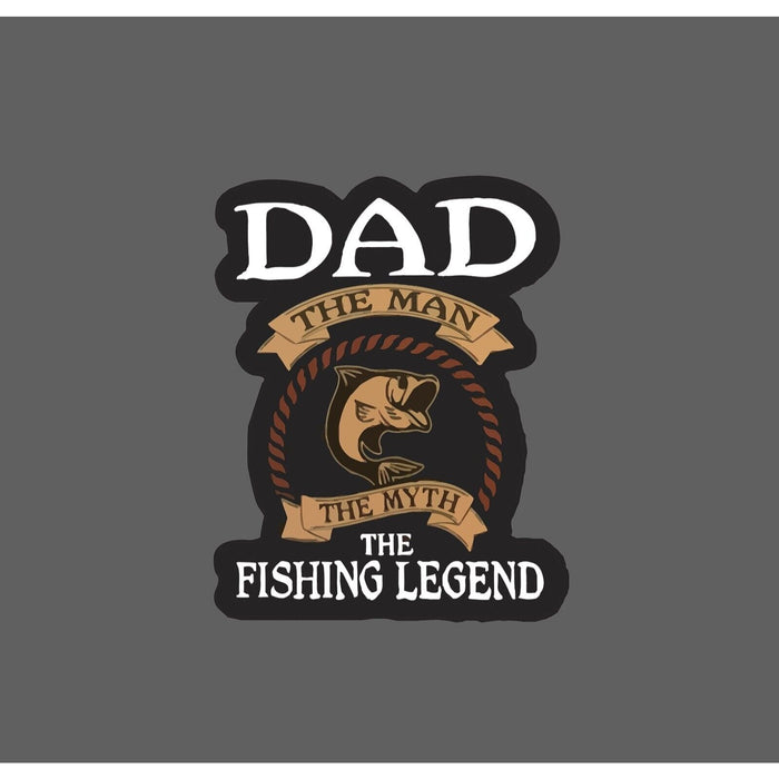 Dad Sticker Fishing Legend