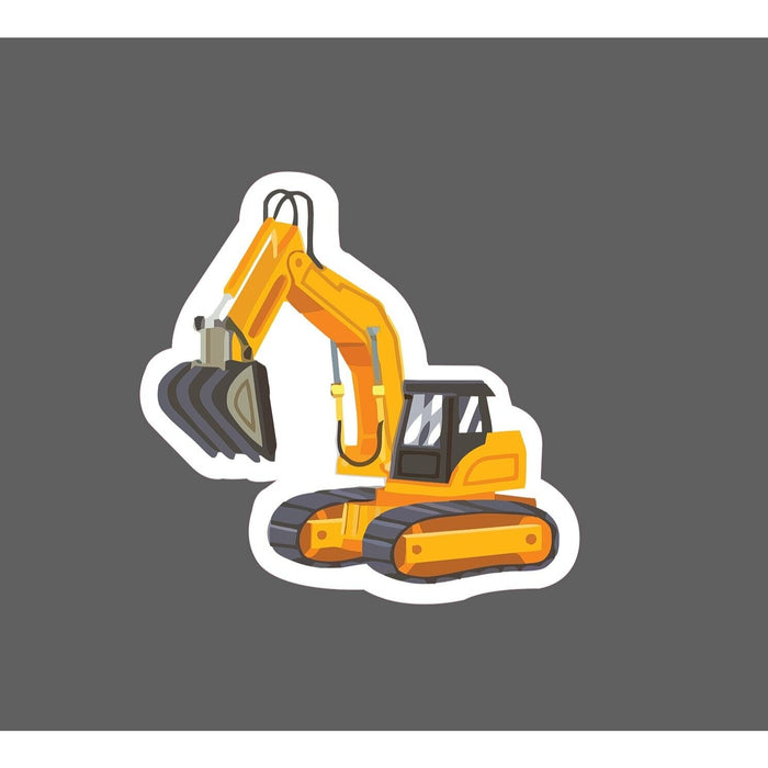 Excavator Sticker Construction