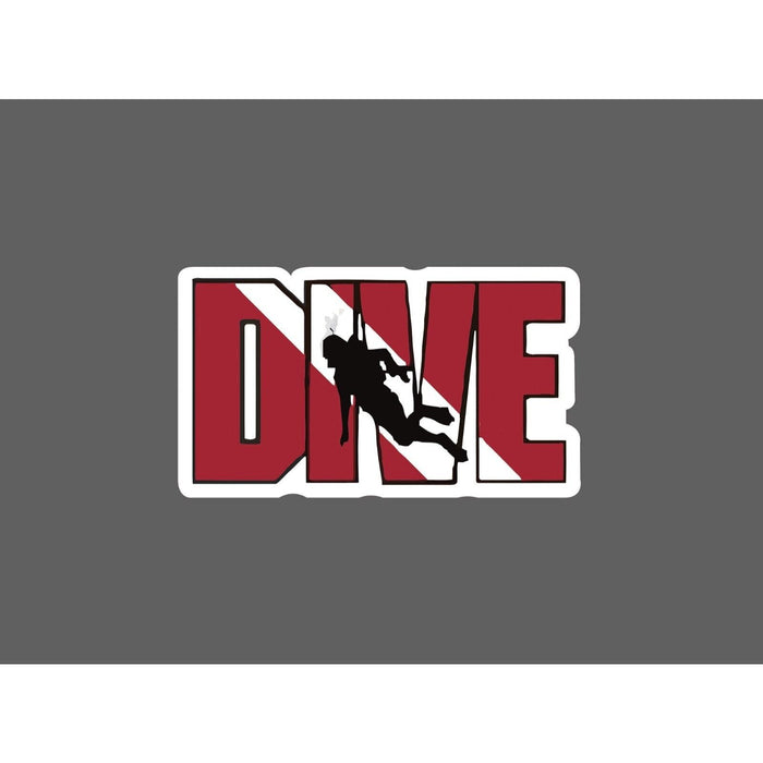 Dive Sticker Diver Scuba