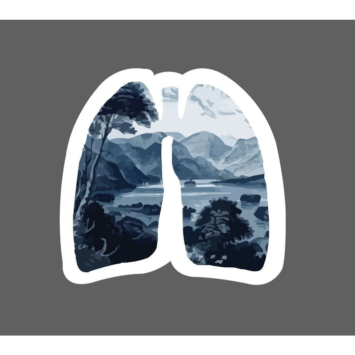 Lungs Sticker Nature Fresh