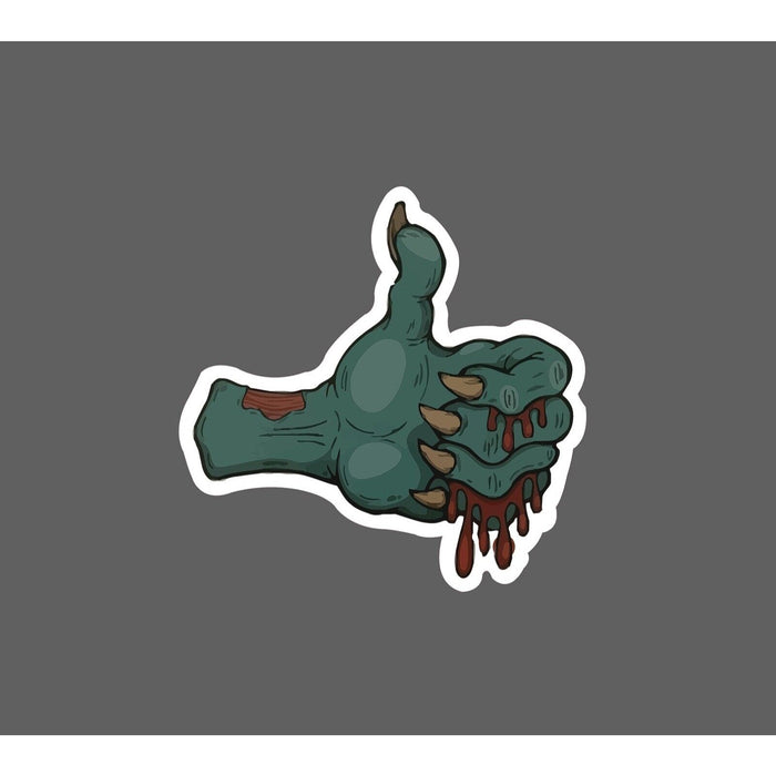 Monster Sticker Thumbs Up Blood