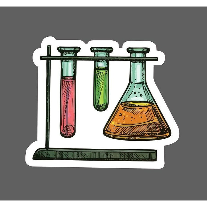 Test Tubes Sticker Chemistry