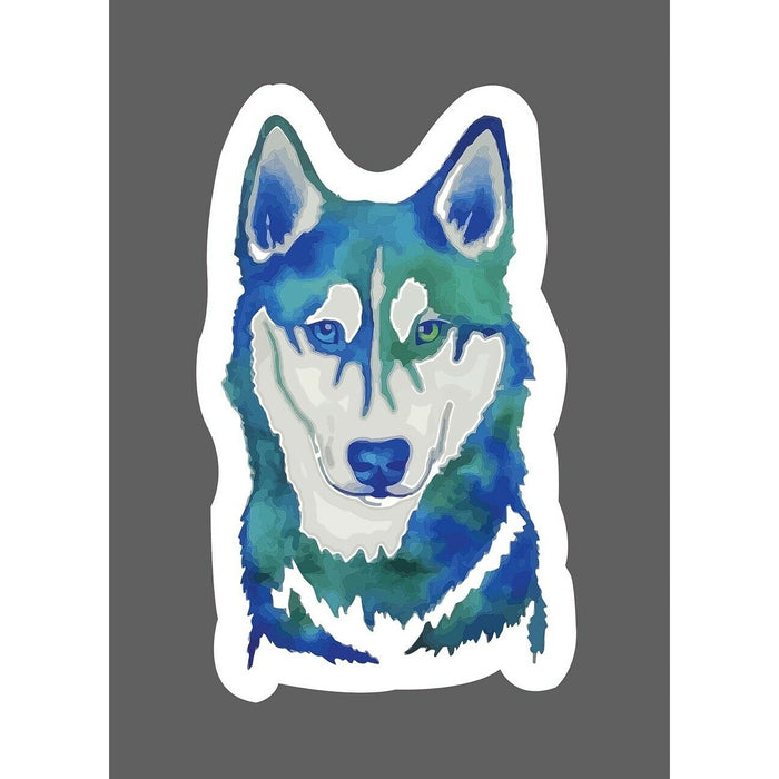 Husky Sticker Northern Lights