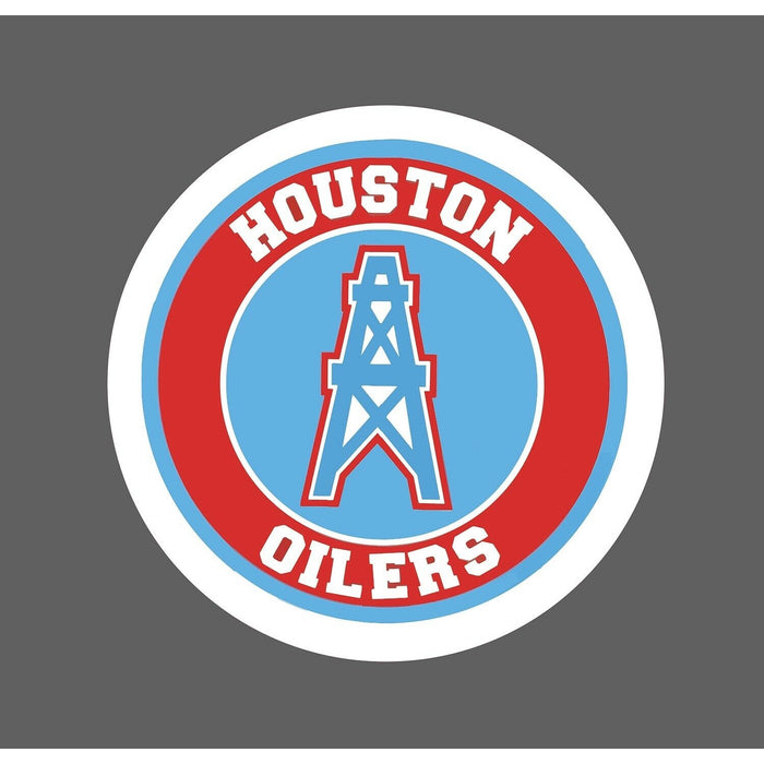 Houston Oilers Sticker Retro