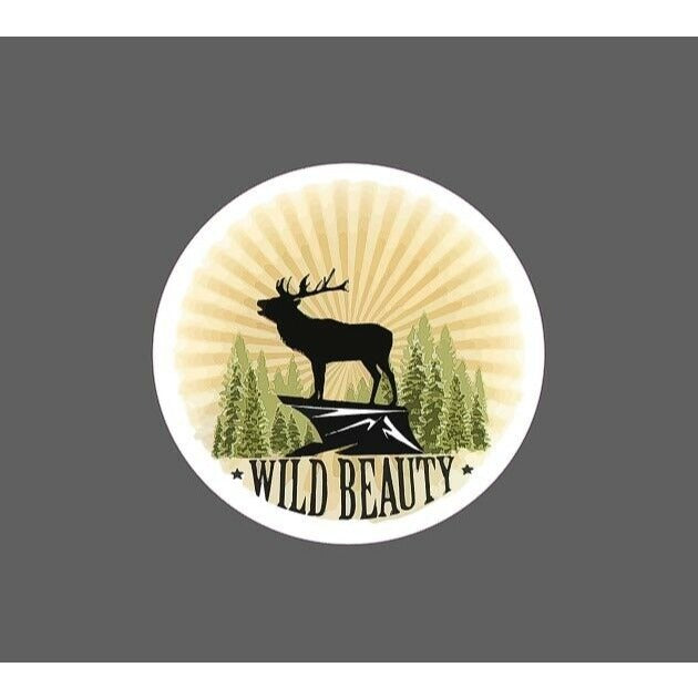 Wild Beauty Sticker Elk Nature