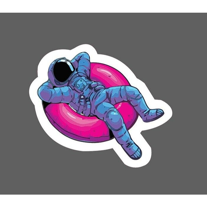 Astronaut Floating Sticker Tube
