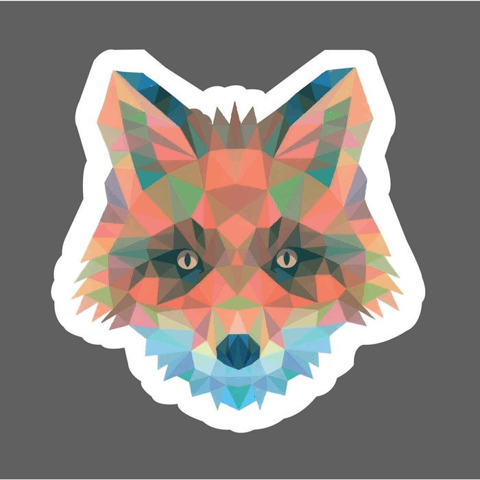 Fox Sticker Geometric