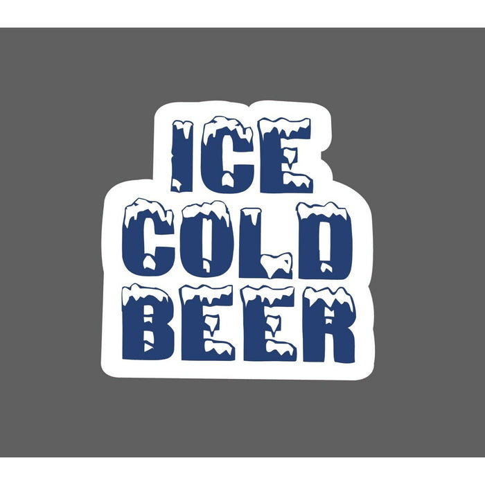 Ice Cold Beer Sticker Brew