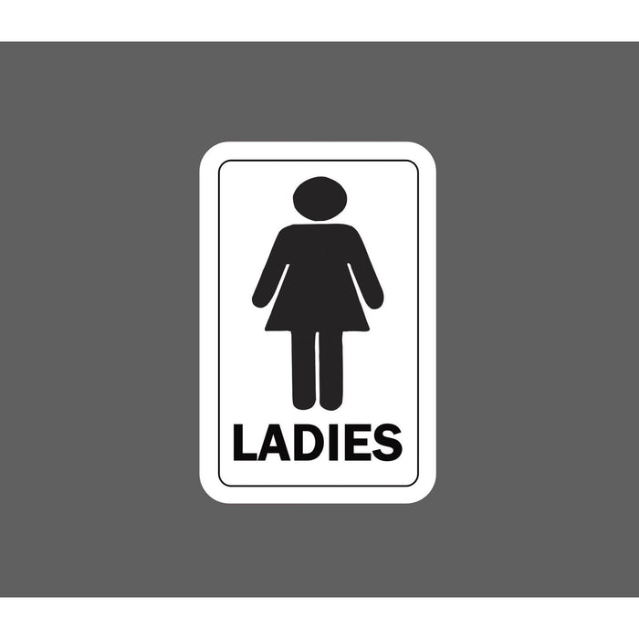 Ladies Sticker Sign Women